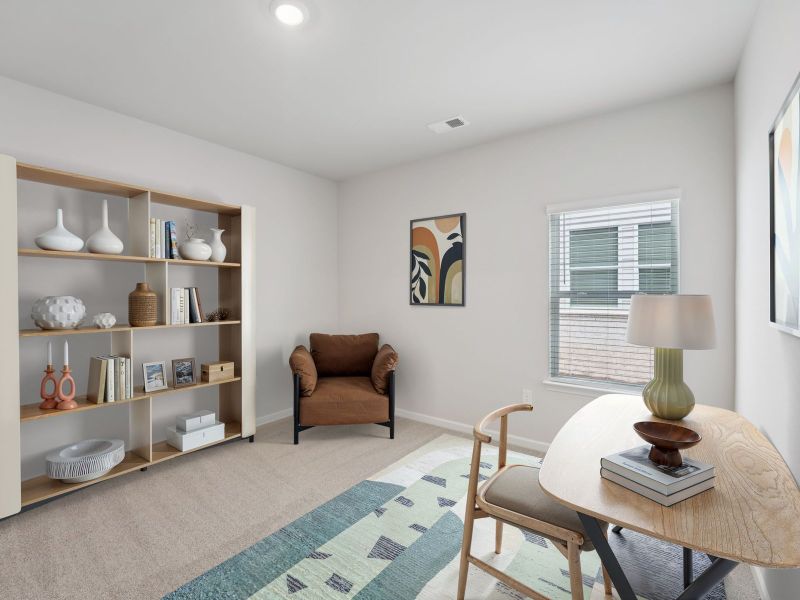 Furnished interior view inside a new home in Northwoods at Mirror Lake, Villa Rica (Image 3).