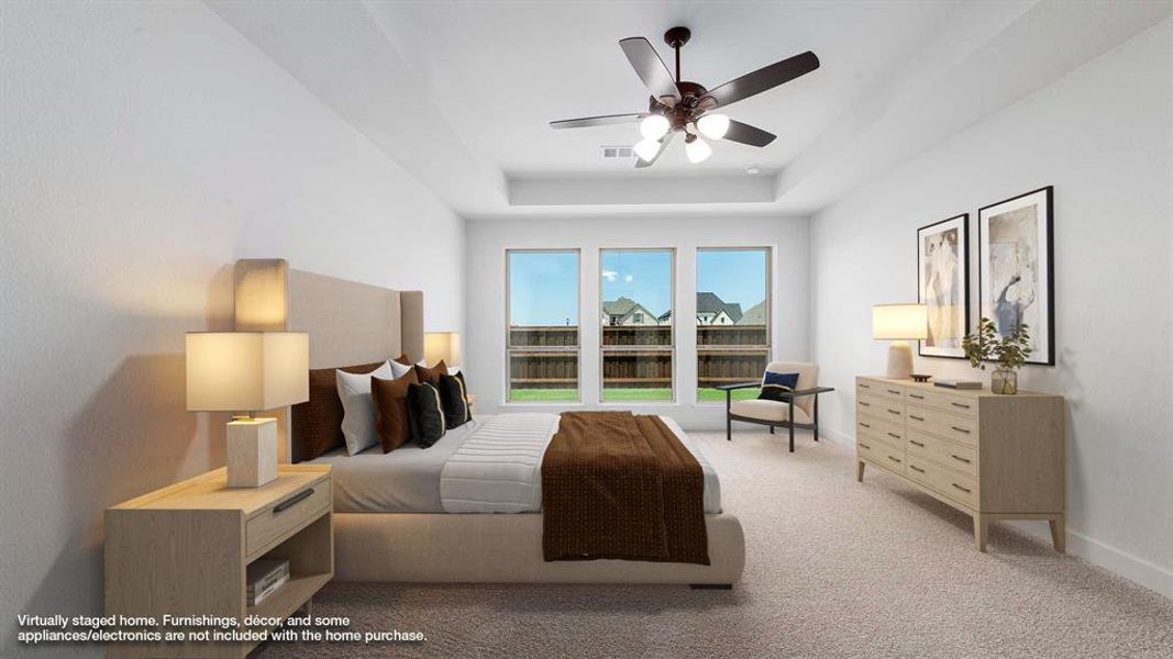 Furnished interior view inside a new home in Mosaic 50', Celina (Image 9). Furnished interior view inside a new home in Mosaic 50', Celina (Image 9).