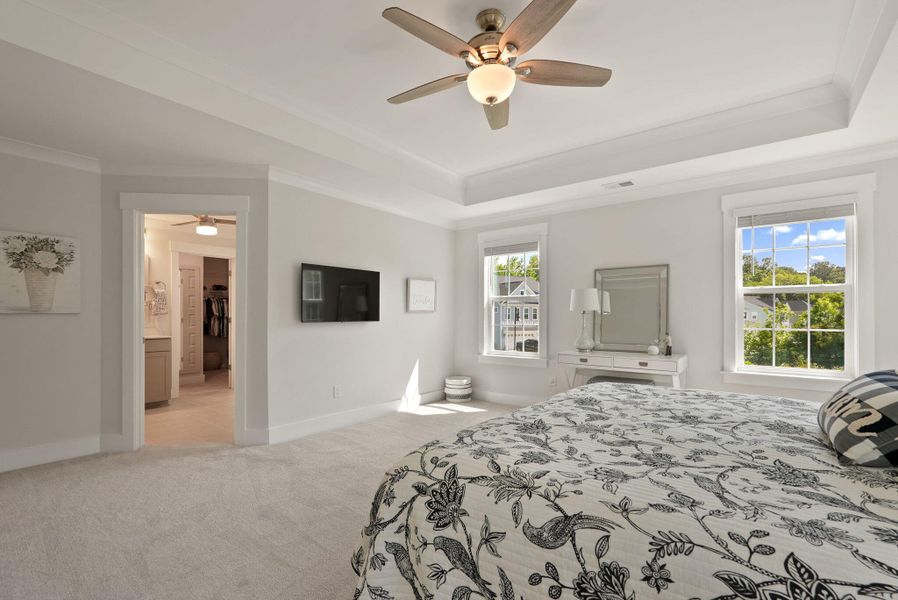 Furnished interior view inside a new home in Cordgrass Landing, Johns Island (Image 33).