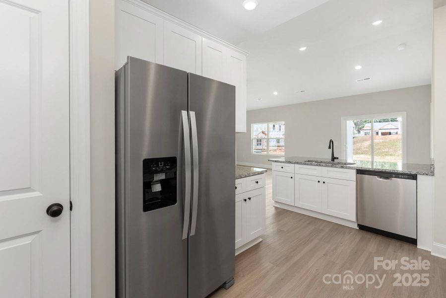 Furnished interior view inside a new home in Ascot Woods, Charlotte (Image 5).