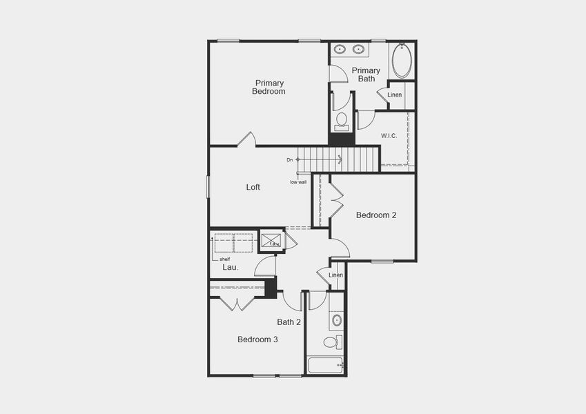 2D floor plan layout for the Plan 1907 by KB Home in Saddlebrook Trails, Beasley, TX (Image 11). 2D floor plan layout for the Plan 1907 by KB Home in Saddlebrook Trails, Beasley, TX (Image 11).