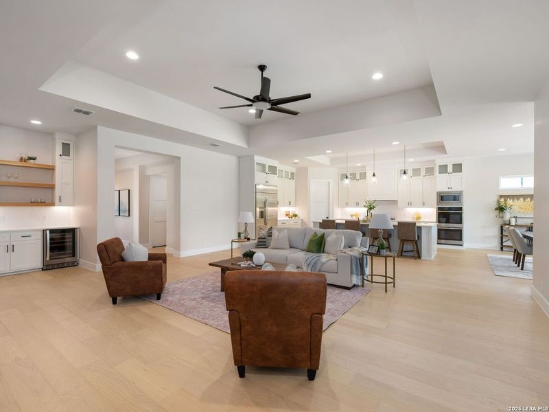 Furnished interior view inside a new home in , San Antonio (Image 11).