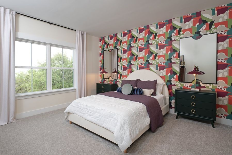 Representative furnished interior of a home built from the Knox by Ashton Woods in Rowland's Grant, Fuquay Varina (Image 13).