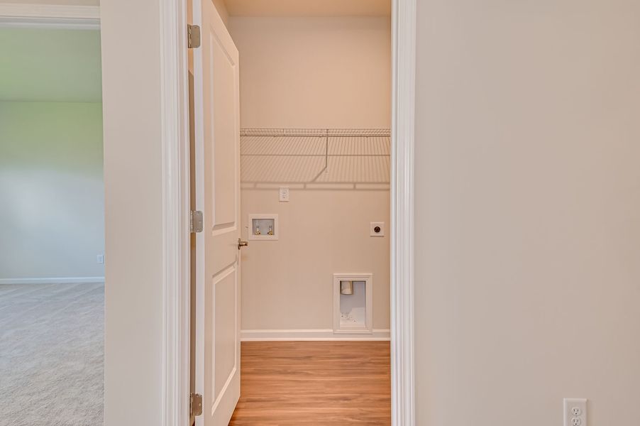 Spacious, unfurnished interior of a new home in The Beacon at Old Peachtree Single Family Homes, Lawrenceville (Image 384).