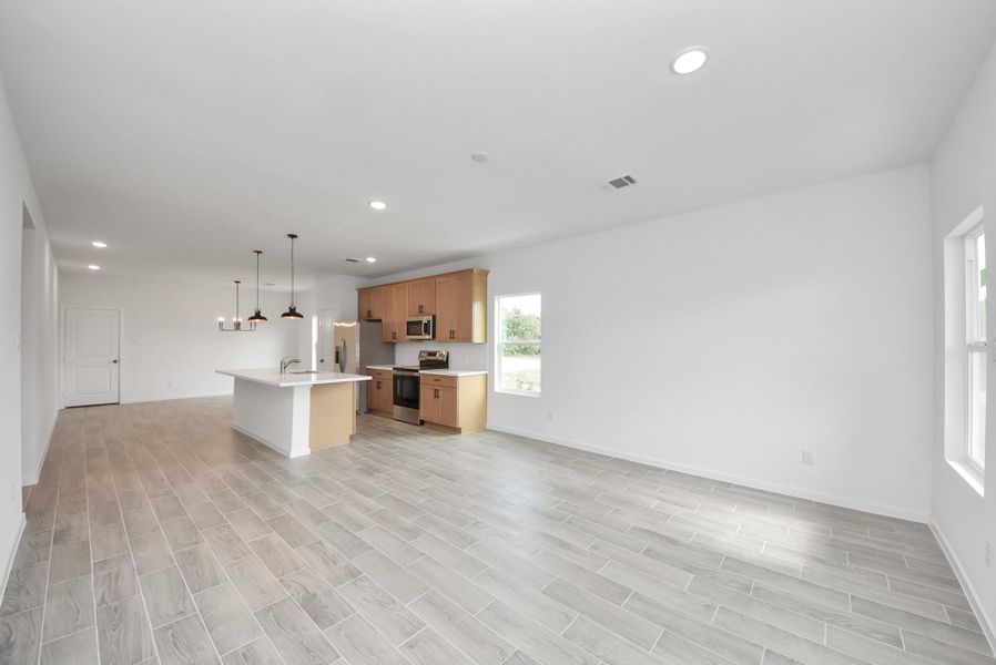 Bright, open living spaces with a functional layout. Bright, open living spaces with a functional layout.