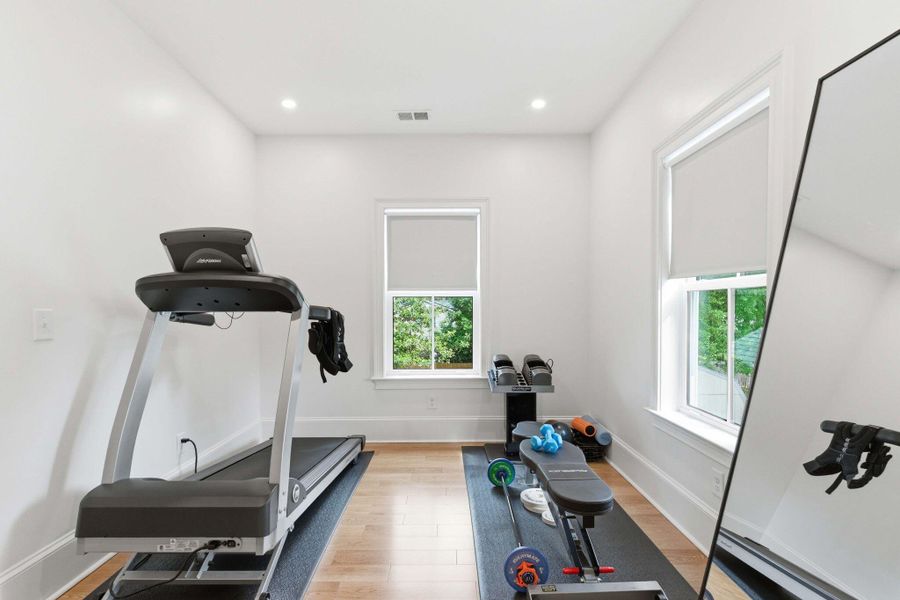 Furnished interior view inside a new home in , Charleston (Image 28).