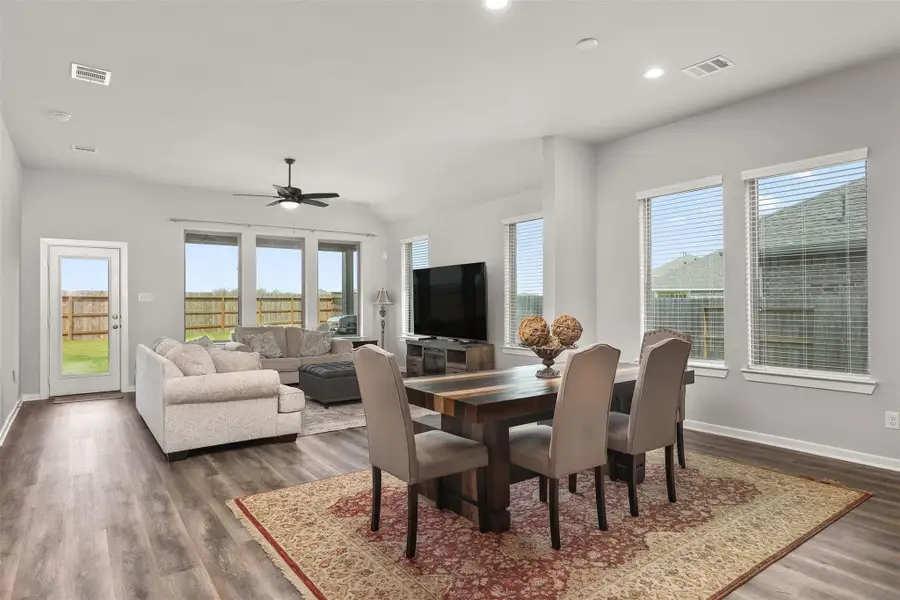 Furnished interior view inside a new home in , Texas City (Image 11). Furnished interior view inside a new home in , Texas City (Image 11).