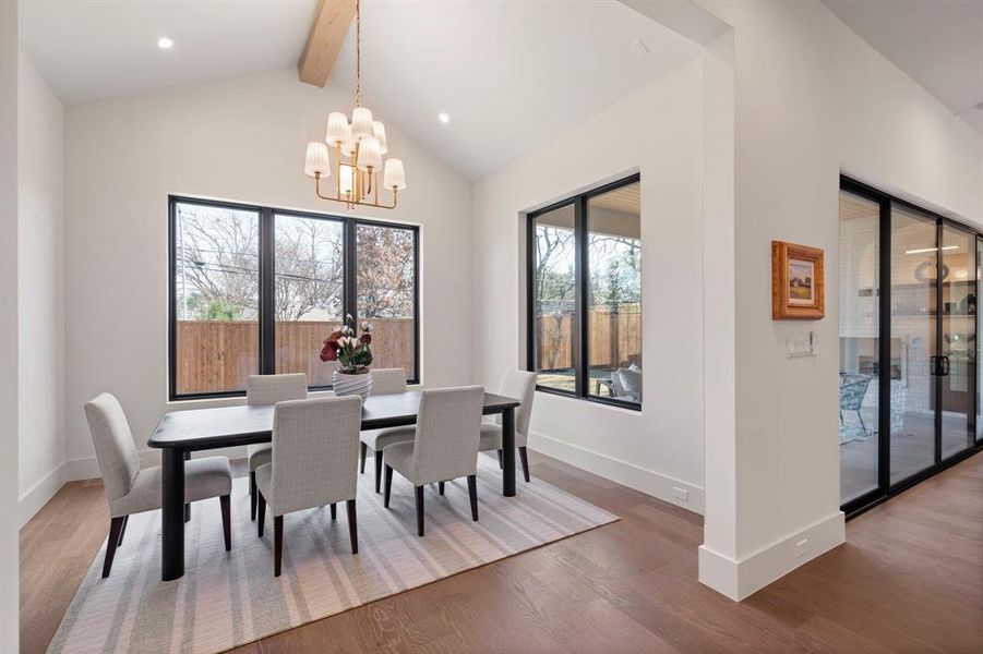 Furnished interior view inside a new home in , Dallas (Image 13).