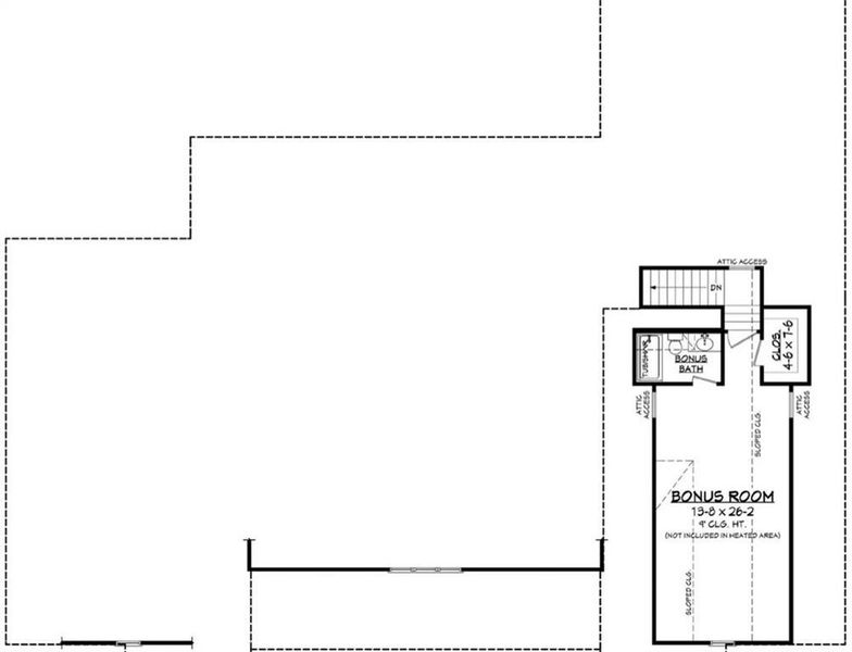 2D floor plan layout of this home in , Ball Ground, GA (Image 2).