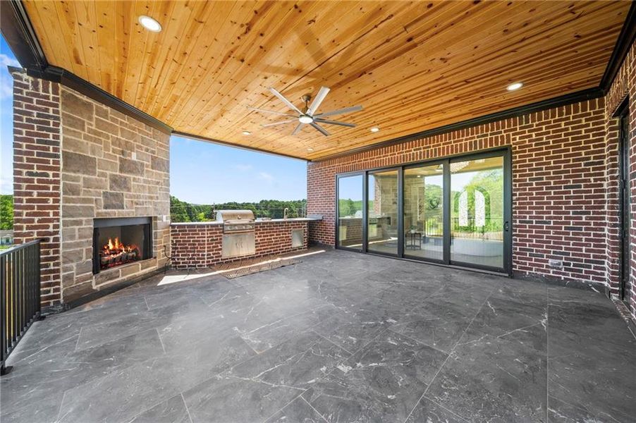 Exterior details and patio area of a home in , Buford (Image 33). Exterior details and patio area of a home in , Buford (Image 33).
