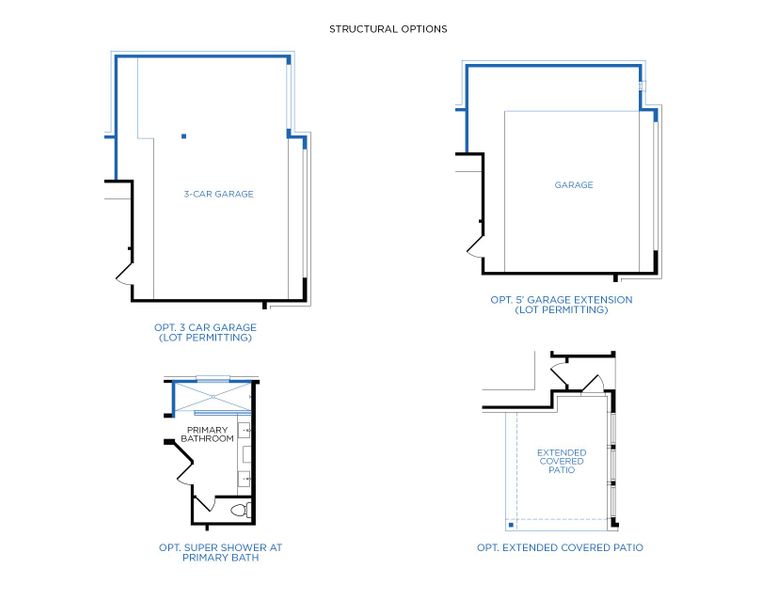 2D floor plan layout for the Prevost by Tricoast Homes in Sunterra 50s, Katy, TX (Image 13). 2D floor plan layout for the Prevost by Tricoast Homes in Sunterra 50s, Katy, TX (Image 13).