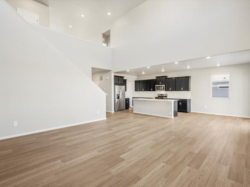 Spacious, unfurnished interior of a new home in Poudre Heights: The Alpine Collection, Windsor (Image 11).