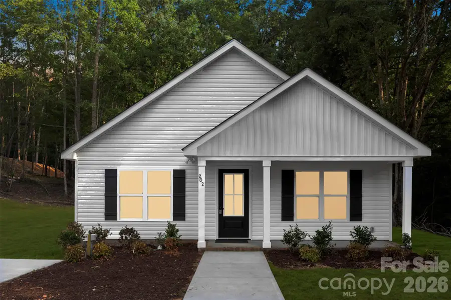 Front exterior of a new home in , Albemarle, NC, highlighting curb appeal (Image 21).