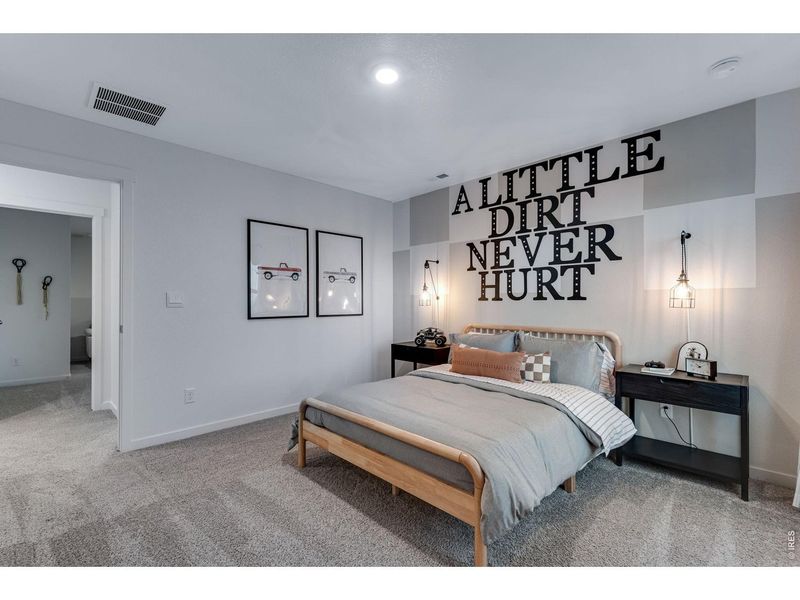 Furnished interior view inside a new home in Vista Meadows, Fort Lupton (Image 15).