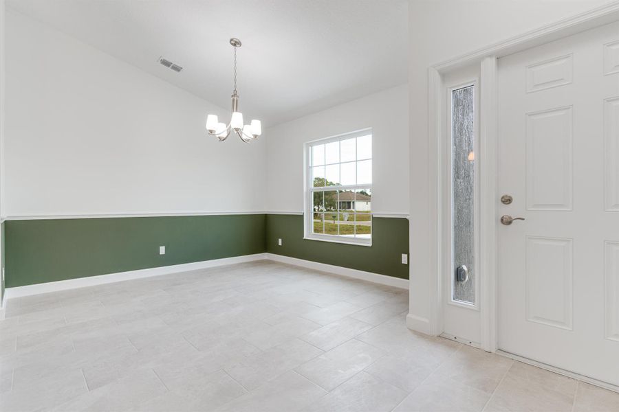 Furnished interior view inside a new home in , Vero Beach (Image 8).