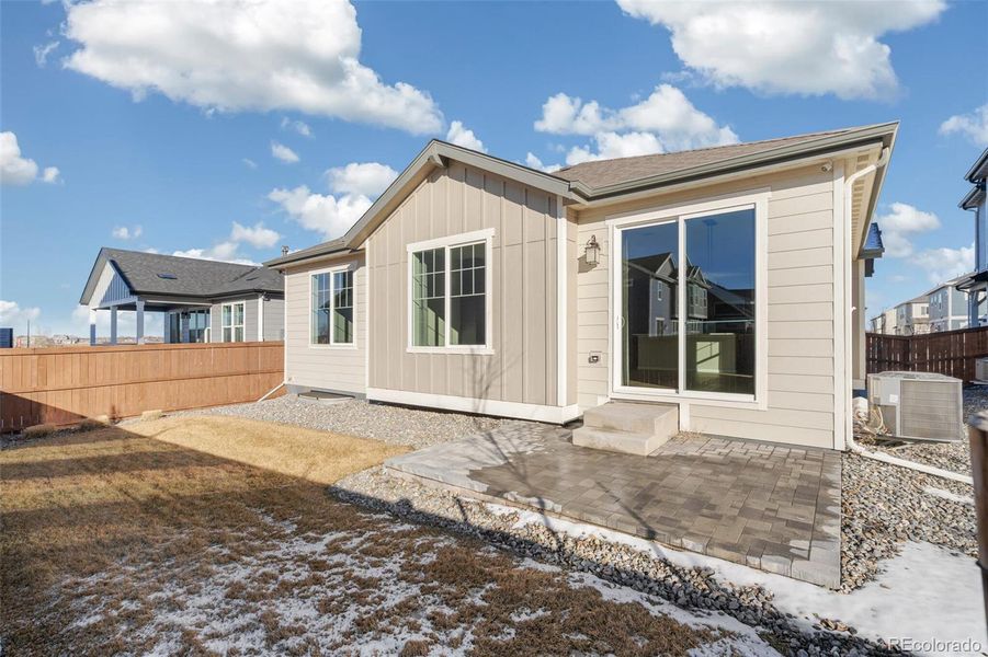 Exterior details and patio area of a home in Farmlore, Brighton (Image 4).