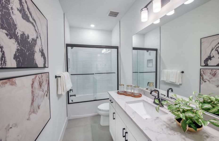 Furnished interior view inside a new home in Marigold, Davie (Image 6). Furnished interior view inside a new home in Marigold, Davie (Image 6).