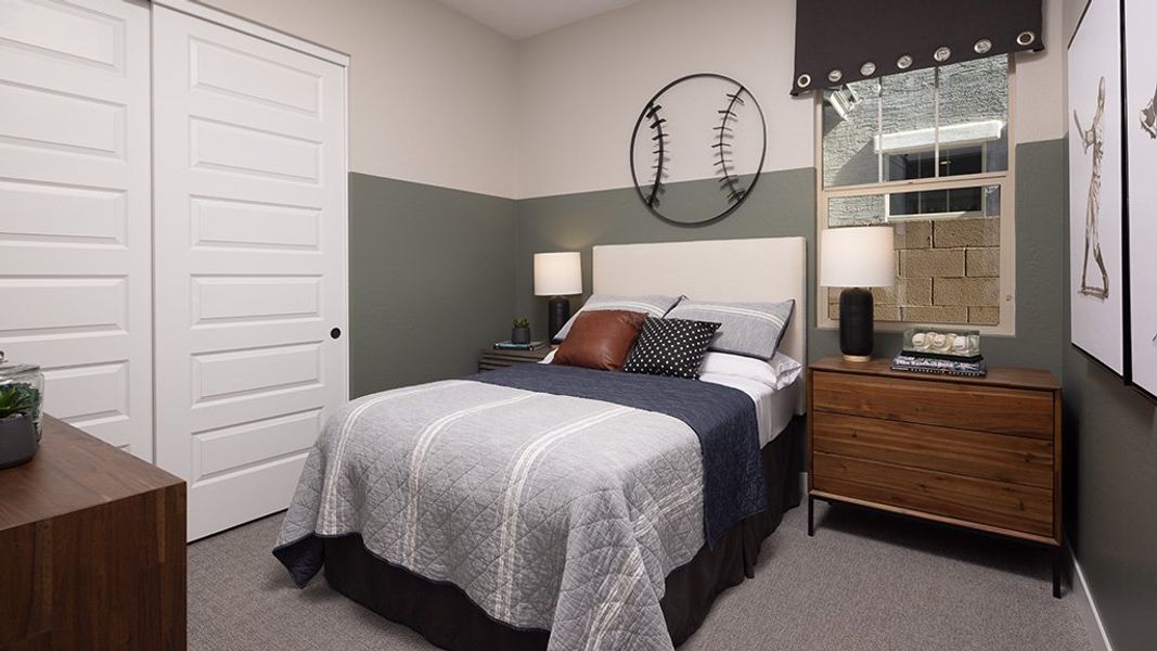 Furnished interior view inside a new home in Ellsworth Ranch, Queen Creek (Image 13).