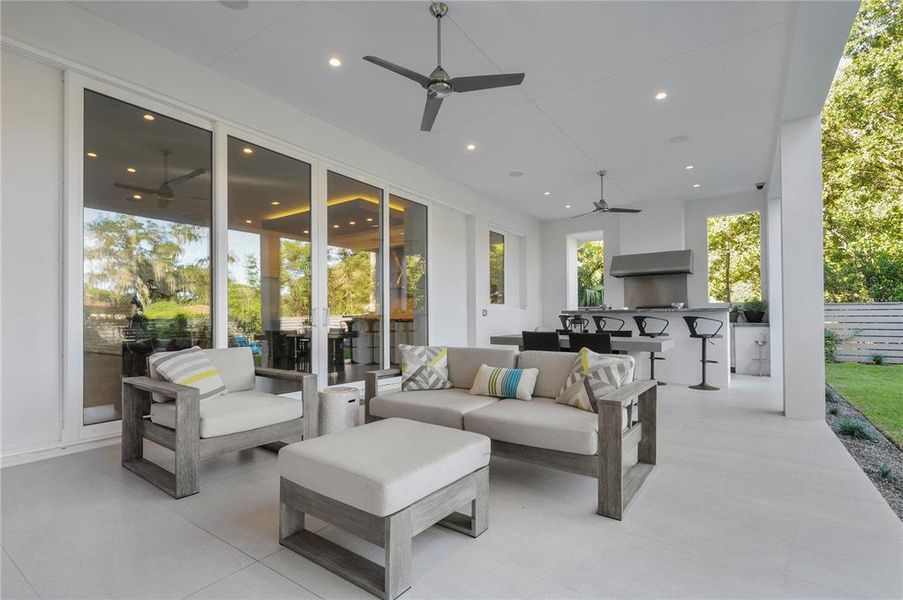 Exterior details and patio area of a home in , Maitland (Image 24).