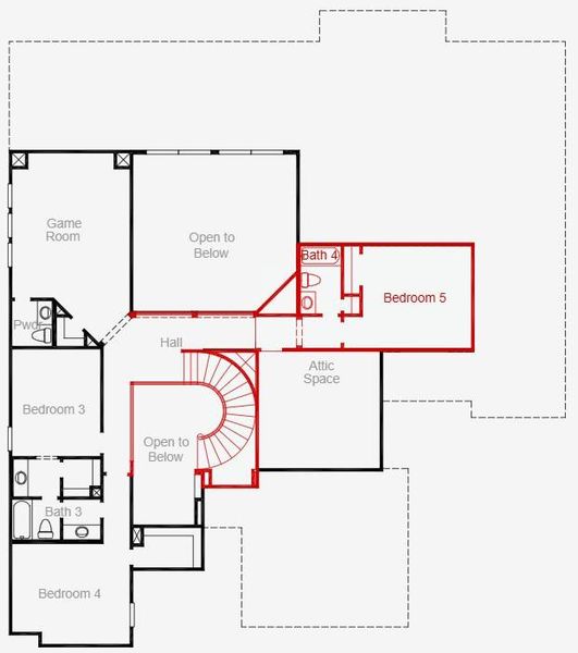 2nd Floorplan - Representative Photo