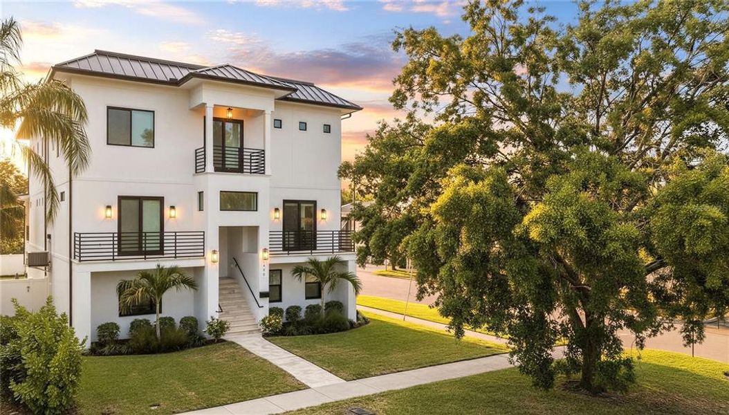 Front exterior of a new home in , Tampa, FL, highlighting curb appeal (Image 2).