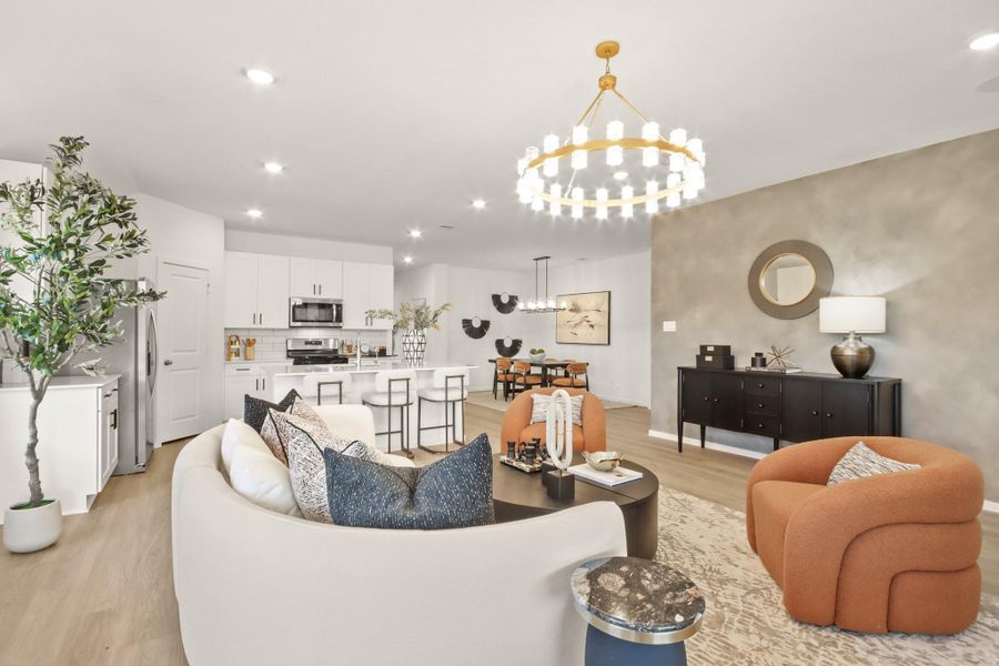 Furnished interior view inside a new home in Granger Pines, Conroe (Image 15). Furnished interior view inside a new home in Granger Pines, Conroe (Image 15).