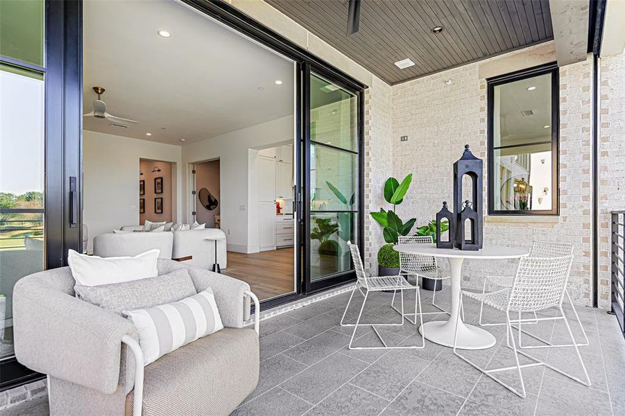 Front-row fairway views from your own private outdoor sanctuary!
(Photo of model showroom) Front-row fairway views from your own private outdoor sanctuary!
(Photo of model showroom)