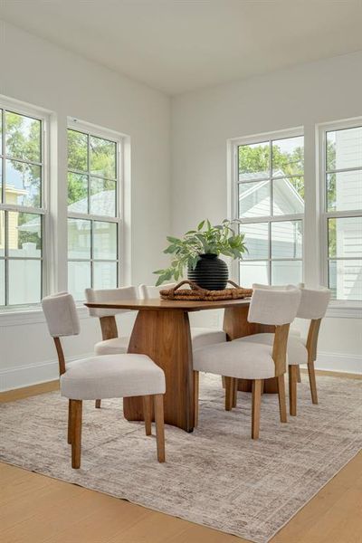 Furnished interior view inside a new home in , St. Petersburg (Image 8).