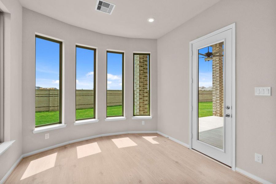 Spacious, unfurnished interior of a new home in Bridgeland, Cypress (Image 20).