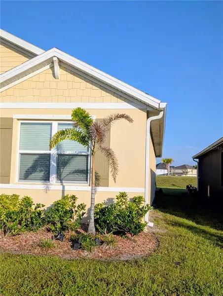 Exterior details and patio area of a home in Cypress Bay West, Palm Bay (Image 4). Exterior details and patio area of a home in Cypress Bay West, Palm Bay (Image 4).