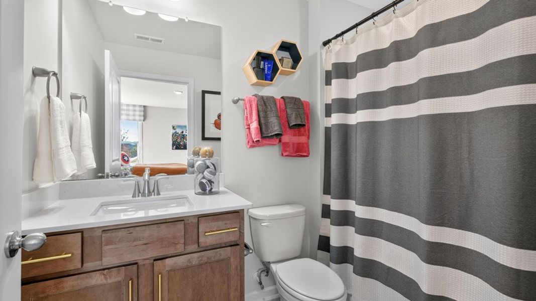 Representative furnished interior of a home built from the Hartwell by D.R. Horton in The Manors at Martin Farms, Aberdeen (Image 13).