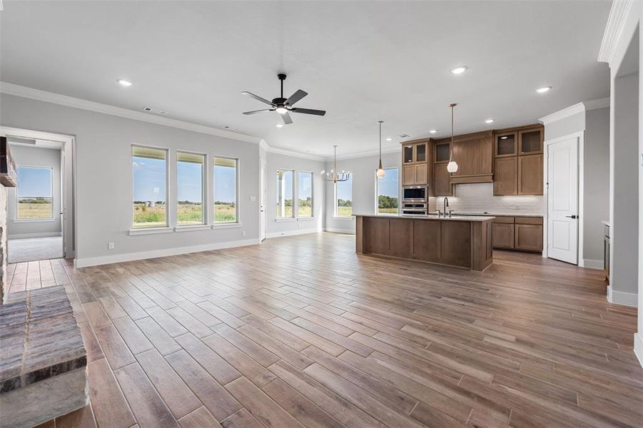 Spacious, unfurnished interior of a new home in Rocky Top, Krum (Image 20). Spacious, unfurnished interior of a new home in Rocky Top, Krum (Image 20).