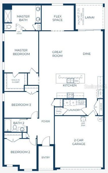 2D floor plan layout of this home in Citrus Springs, Citrus Springs, FL (Image 4). 2D floor plan layout of this home in Citrus Springs, Citrus Springs, FL (Image 4).