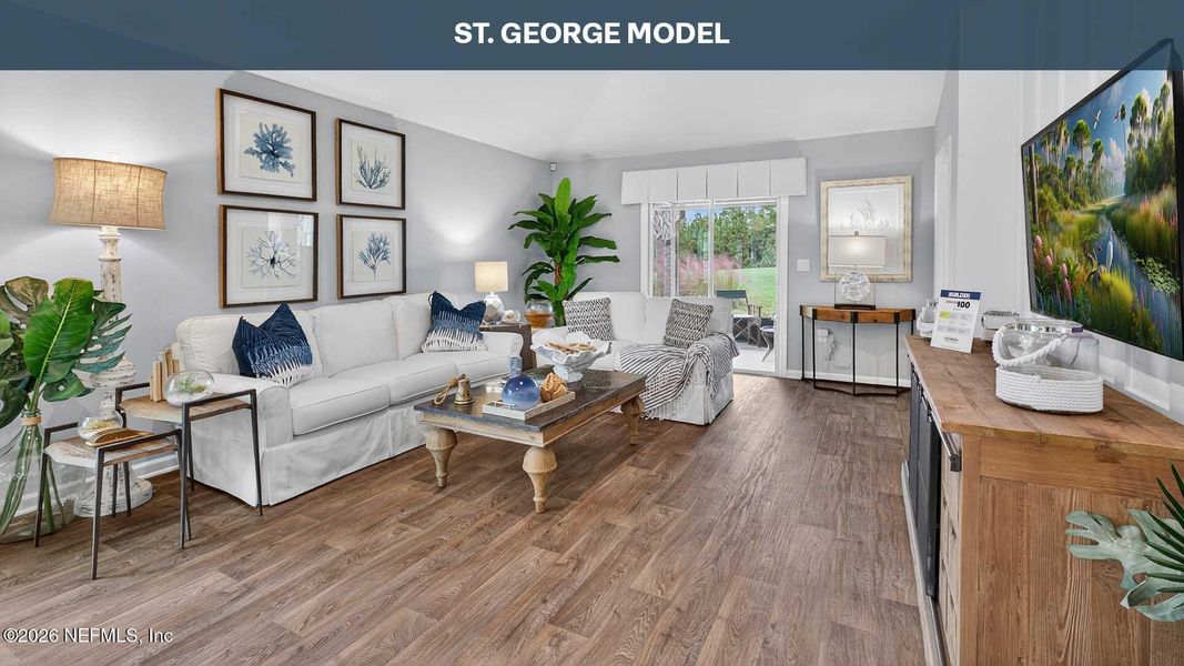 Furnished interior view inside a new home in Grand Reserve, Bunnell (Image 15).