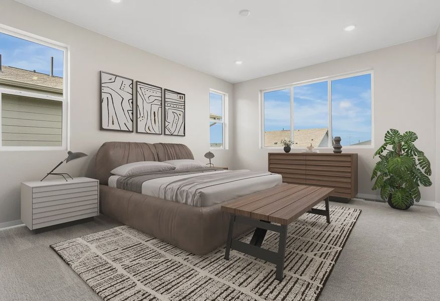 Homesite 48 Primary Bedroom - Virtually Staged - 7 of 17