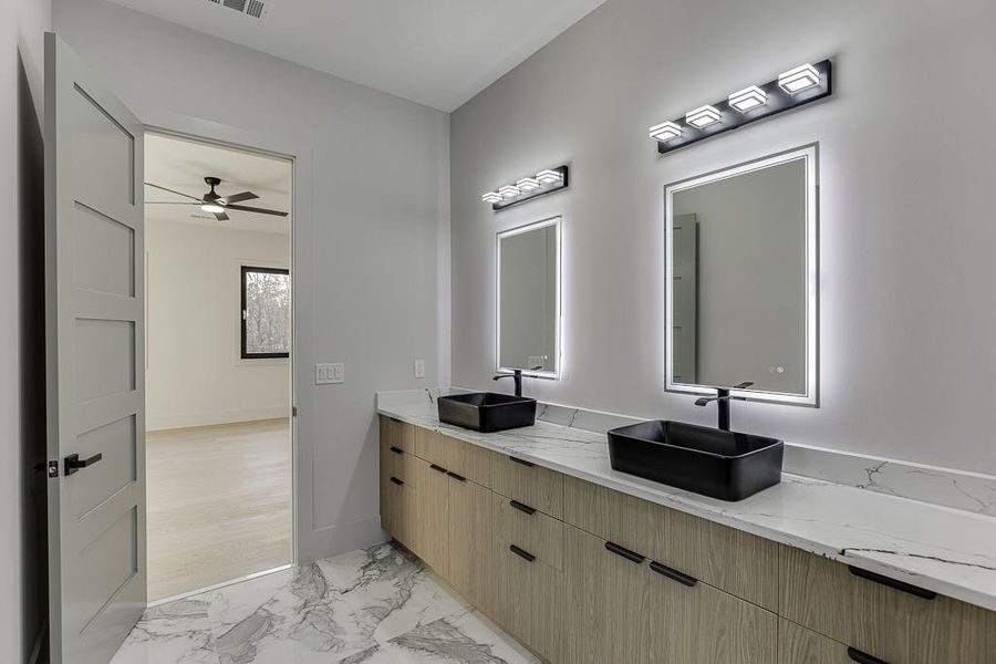 Furnished interior view inside a new home in , Buford (Image 38).