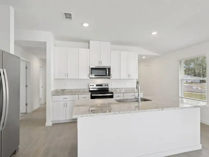 Furnished interior view inside a new home in Kings Preserve, Jacksonville (Image 3). Furnished interior view inside a new home in Kings Preserve, Jacksonville (Image 3).