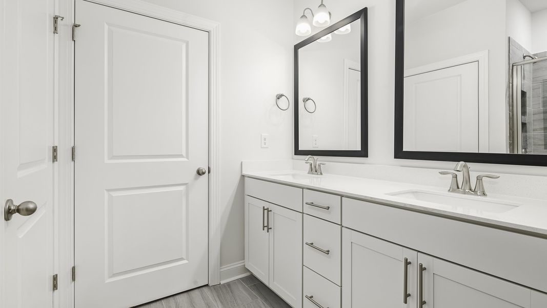 Furnished interior view inside a new home in Lybrook Village, Advance (Image 5).