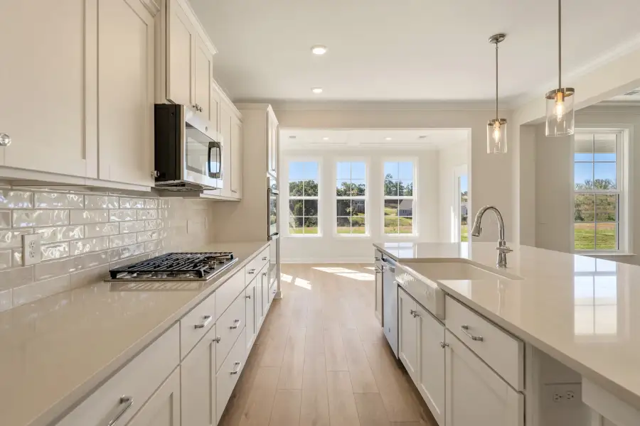 Furnished interior view inside a new home in Ridgecrest at Midway, Anderson (Image 8).