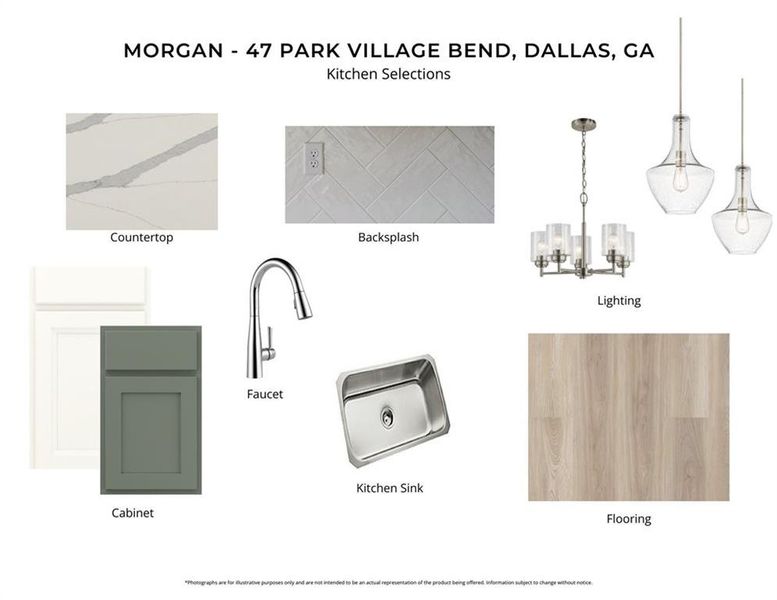 Sample of building materials used in homes in Easton Park, Dallas (Image 5).