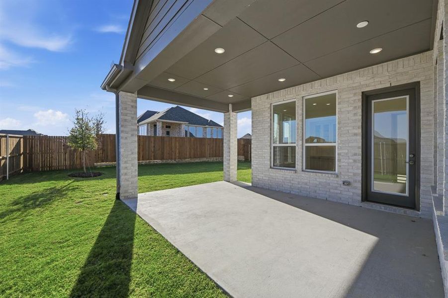 Exterior details and patio area of a home in Wildflower Ranch: 50ft. lots, Dish (Image 2). Exterior details and patio area of a home in Wildflower Ranch: 50ft. lots, Dish (Image 2).