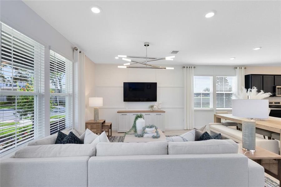 Furnished interior view inside a new home in The Cove at Nona Sound, Orlando (Image 17).