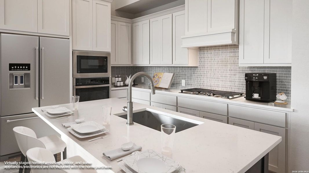 Furnished interior view inside a new home in Legacy at Lake Dunlap, New Braunfels (Image 11).