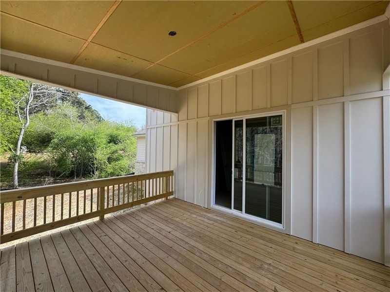 Exterior details and patio area of a home in , Flowery Branch (Image 15).