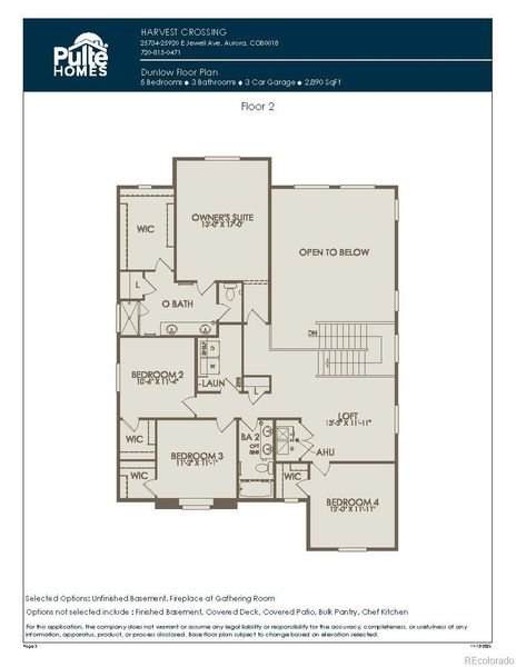 Upper Level Floorplan