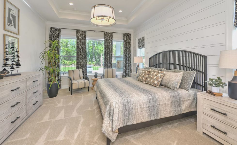 Furnished interior view inside a new home in Seven Pines, Jacksonville (Image 32).