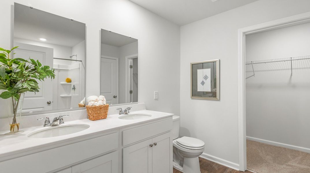 Furnished interior view inside a new home in Pine Hills Townhomes at Cane Bay, Summerville (Image 8).