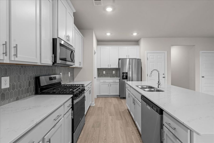 Furnished interior view inside a new home in Cedar Shoals – Heritage Collection, Piedmont (Image 3).