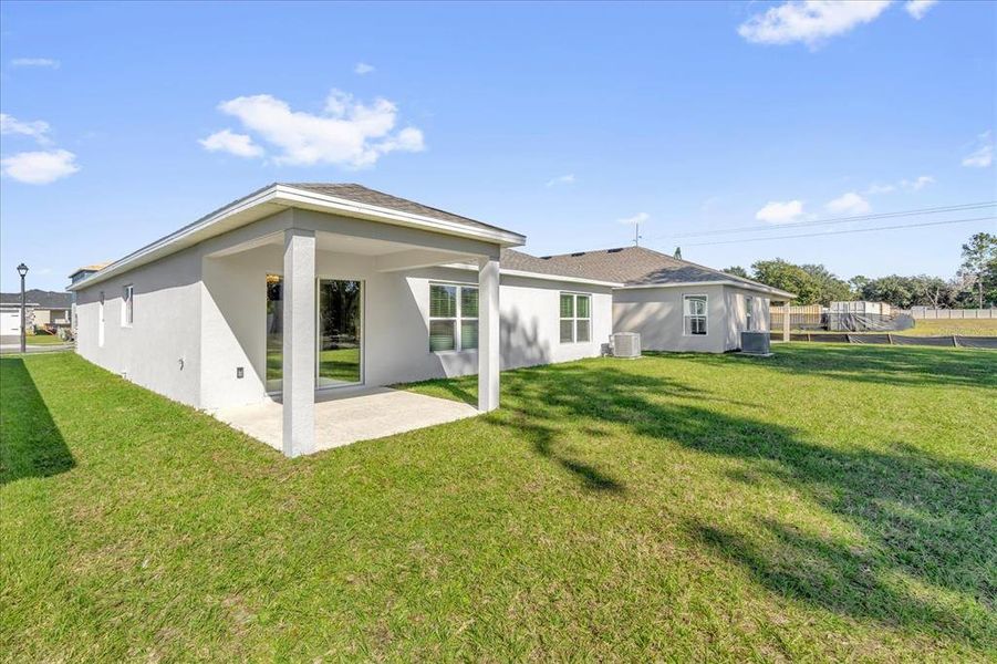 Exterior details and patio area of a home in Reserve at Forest Lake II, Lake Wales (Image 3). Exterior details and patio area of a home in Reserve at Forest Lake II, Lake Wales (Image 3).