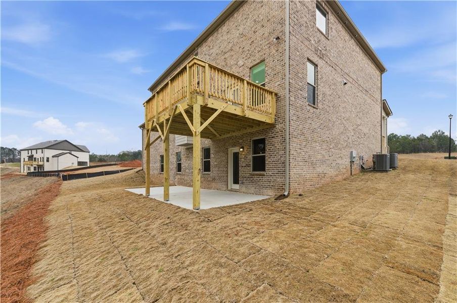 Exterior details and patio area of a home in Trinity Park, McDonough (Image 3). Exterior details and patio area of a home in Trinity Park, McDonough (Image 3).